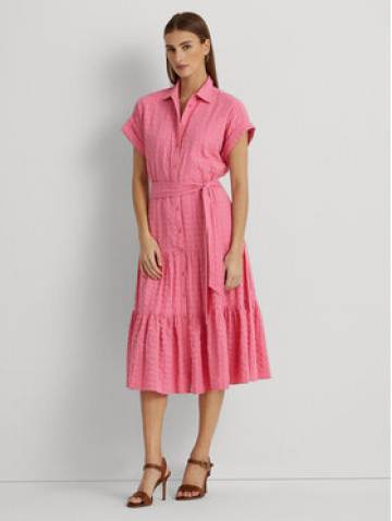 Lauren Ralph Lauren Сукня-сорочка 200903086001 Рожевий Regular Fit Lauren Ralph Lauren Сукня-сорочка 200903086001 Рожевий Regular Fit