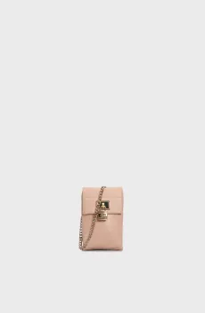 Женская розовая кожаная сумка Розовый ONESIZE DKNY R41ERC65