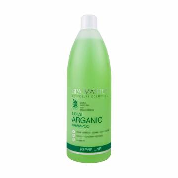 Восстанавливающий шампунь для волос Spa Master Repair Line Arganic Shampoo pH 5.5 с 5 маслами, 970 мл Восстанавливающий шампунь для волос Spa Master Repair Line Arganic Shampoo pH 5.5 с 5 маслами, 970 мл