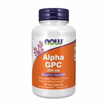 Альфа GPC NOW Foods Alpha GPC 300 мг, 60 капсул Альфа GPC NOW Foods Alpha GPC 300 мг, 60 капсул