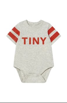 Детское боди из хлопка Tinycottons STRIPES LOGO BODY