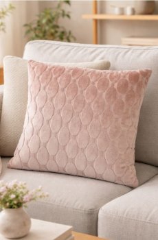 Декоративна подушка - пильно-рожевий