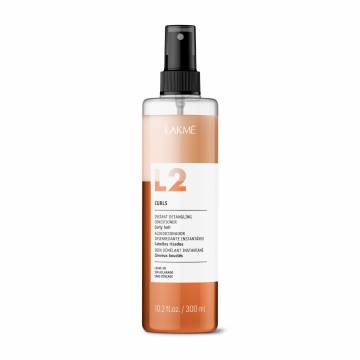 Двухфазный несмываемый спрей-кондиционер Lakme L2 Curls Instant Detangling Conditioner для вьющихся волос, 300 мл Двухфазный несмываемый спрей-кондиционер Lakme L2 Curls Instant Detangling Conditioner для вьющихся волос, 300 мл