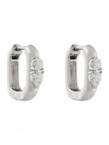 Guess Сережки JSBE04 519JW Срібний Guess Сережки JSBE04 519JW Срібний