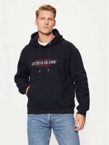 Guess Jeans Світшот M4YQ23 K9V31 Cиній Regular Fit Guess Jeans Світшот M4YQ23 K9V31 Cиній Regular Fit
