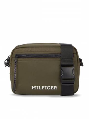 Tommy Hilfiger Плоска сумка Th Monotype Ew Reporter AM0AM11546 Зелений Tommy Hilfiger Плоска сумка Th Monotype Ew Reporter AM0AM11546 Зелений
