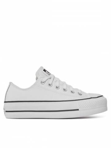 Converse Кеди Chuck Taylor All Star Lift Clean Ox 561680C Білий Converse Кеди Chuck Taylor All Star Lift Clean Ox 561680C Білий