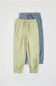 Reserved - Бавовняні штани, 2 пари - синій - 509HK-55X