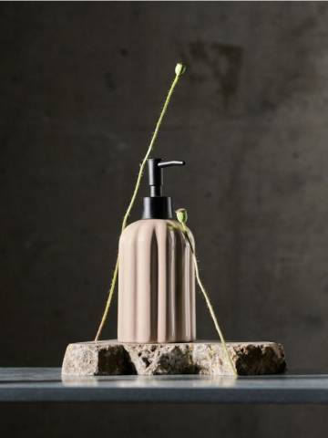 Дозатор для мила - бежевий