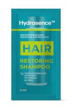 Восстанавливающий шампунь для волос Hydrasence Hair Restoring Shampoo, 9 мл (саше)