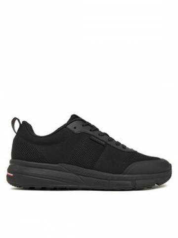 Tommy Hilfiger Снікерcи Lightweight Modern Knit Runner FM0FM05326 Чорний Tommy Hilfiger Снікерcи Lightweight Modern Knit Runner FM0FM05326 Чорний