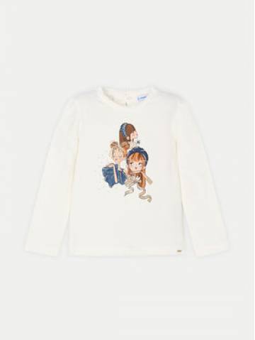 Mayoral Блузка 4065 Écru Regular Fit Mayoral Блузка 4065 Écru Regular Fit