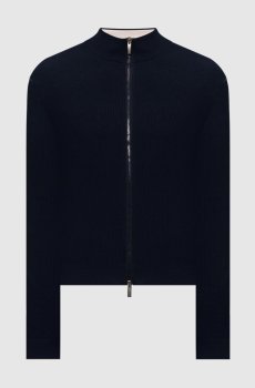 Синий кардиган