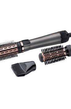 Фен-щетка для волос Remington Keratin Protect 3 насадки, серебристый (AS8810)