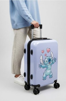Валіза Stitch - блакитний