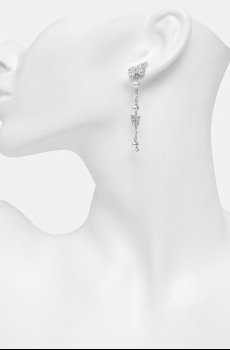 Guess серьги для женщин из нержавеющей стали BORBOLETA