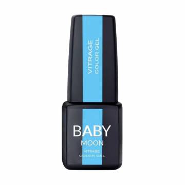 Гель-лак для ногтей Baby Moon Full Vitrage Color Gel 05 Светло-голубой, 6 мл Гель-лак для ногтей Baby Moon Full Vitrage Color Gel 05 Светло-голубой, 6 мл