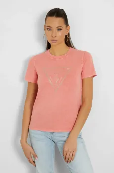 Женская розовая футболка Розовый XS Guess W4GI26.I3Z14;G6S1