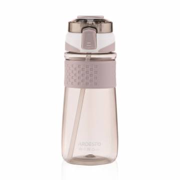 Бутылка для воды Ardesto Energy пластиковая, серая, 700 мл (AR2270PG) Бутылка для воды Ardesto Energy пластиковая, серая, 700 мл (AR2270PG)