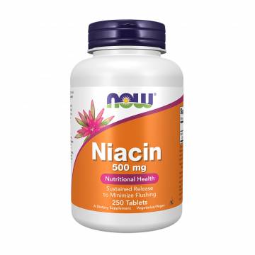 Ниацин NOW foods Niacin 500 мг, 250 таблеток Ниацин NOW foods Niacin 500 мг, 250 таблеток