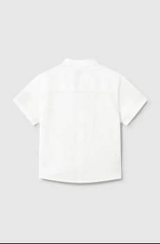 Детская рубашка с примесью льна Mayoral