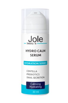 Сыворотка для лица Jole Hydro Calm Serum с муцином улитки, центеллой и пребиотиками, 30 мл