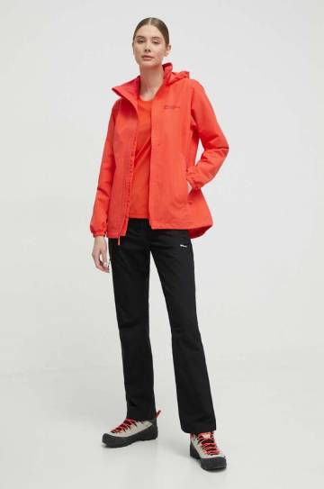 Куртка outdoor Jack Wolfskin Stormy Point цвет красный Куртка outdoor Jack Wolfskin Stormy Point цвет красный
