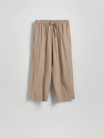 Reserved - LADIES` TROUSERS - бежевий - 1051P-08X Reserved - LADIES` TROUSERS - бежевий - 1051P-08X