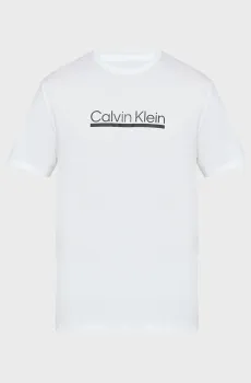 Мужская белая футболка OUTLINE TAPE Белый XXL Calvin Klein LV04RC852G