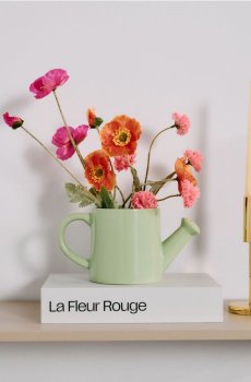 Керамічна ваза - блідо-зелений