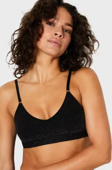 Женский черный бюстгальтер-брасьер AMANDE Черный XS Etam 6549230