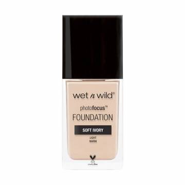 Тональная основа для лица Wet n Wild Photo Focus Foundation, Soft Ivory, 30 мл Тональная основа для лица Wet n Wild Photo Focus Foundation, Soft Ivory, 30 мл