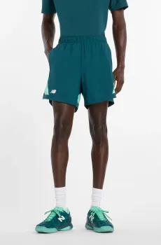 Мужские зеленые шорты Tournament Novelty 5" Зеленый L New Balance MB6120HXAAV