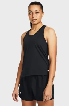 Женская черная майка UA Launch Singlet Черный S Under Armour 1382436-001