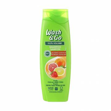 Шампунь Wash&Go для всех типов волос, с экстрактами фруктов, 360 мл