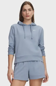 Женское голубое худи Sport Terry Hoodie Голубой XS Under Armour 6011015-448