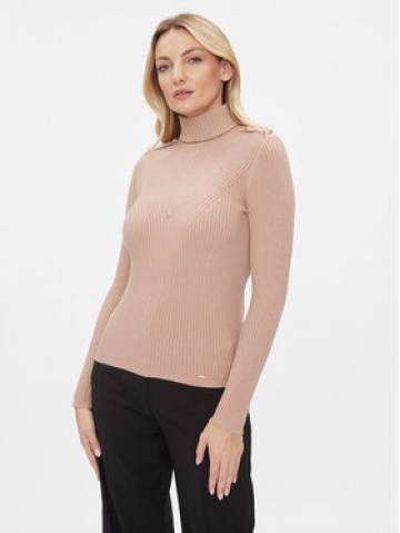Fracomina Гольф FS23WT7025K50401 Коричневий Slim Fit Fracomina Гольф FS23WT7025K50401 Коричневий Slim Fit