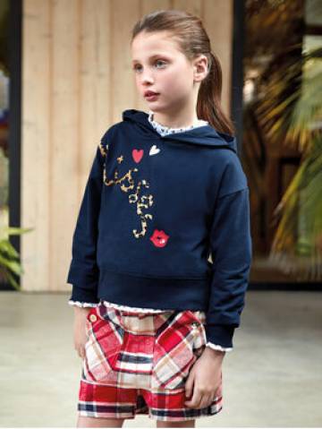 Mayoral Світшот 7.403 Cиній Regular Fit Mayoral Світшот 7.403 Cиній Regular Fit