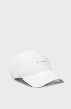 Женская белая кепка PRINTED MONOLOGO Белый ONESIZE Calvin Klein LV04K5027G