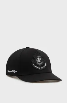 Мужская черная кепка PREP GRAPHIC 5 PANEL Черный ONESIZE Tommy Hilfiger AM0AM14104