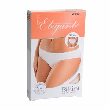 Уценка! Трусы-бикини женские Elegante EL 2001 Bikini, Natural, размер S Уценка! Трусы-бикини женские Elegante EL 2001 Bikini, Natural, размер S