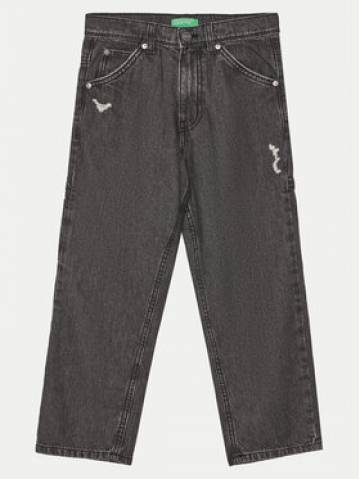 United Colors Of Benetton Джинси 4DW2CE03G Чорний Straight Fit United Colors Of Benetton Джинси 4DW2CE03G Чорний Straight Fit