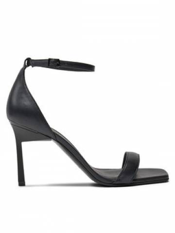 Calvin Klein Босоніжки Heel Sandal 90 Pearl Lth HW0HW02066 Чорний Calvin Klein Босоніжки Heel Sandal 90 Pearl Lth HW0HW02066 Чорний