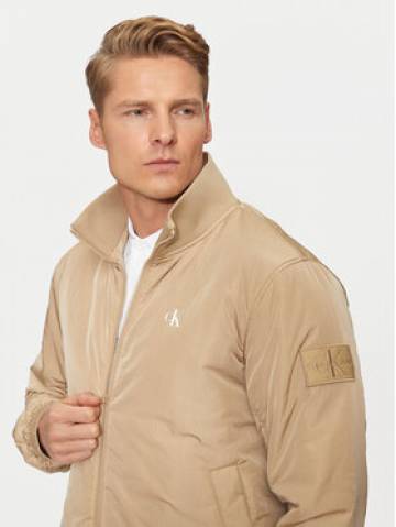 Calvin Klein Jeans Демісезонна куртка Harrington J30J325592 Бежевий Regular Fit Calvin Klein Jeans Демісезонна куртка Harrington J30J325592 Бежевий Regular Fit