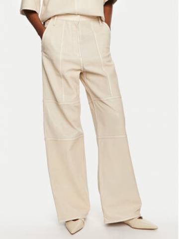 DAY BIRGER ÉT MIKKELSEN Шкіряні штани Julian DAY65243260 Бежевий Straight Leg DAY BIRGER ÉT MIKKELSEN Шкіряні штани Julian DAY65243260 Бежевий Straight Leg