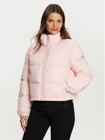 Guess Jeans Пуховик W4BL20 WGII2 Рожевий Regular Fit Guess Jeans Пуховик W4BL20 WGII2 Рожевий Regular Fit