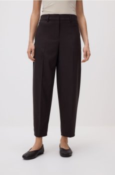 Reserved - Штани barrel leg - темно коричневий - 190IS-89X