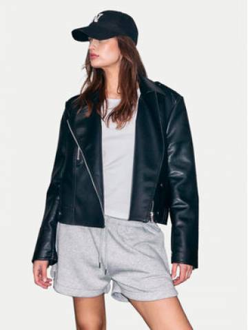 Noisy May Куртка зі штучної шкіри Rocket 27032993 Чорний Regular Fit Noisy May Куртка зі штучної шкіри Rocket 27032993 Чорний Regular Fit