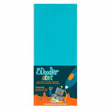 Набір стрижнів для 3D-ручки 3Doodler Start Синій (3DS-ECO05-BLUE-24) Набір стрижнів для 3D-ручки 3Doodler Start Синій (3DS-ECO05-BLUE-24)
