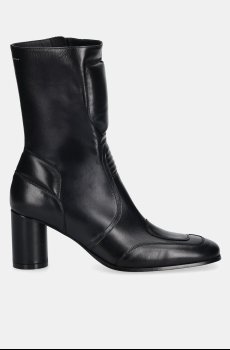 Кожаные полусапожки MM6 Maison Margiela